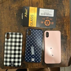 iPhone XS MAX Loopy Cases and Glass Screen Protectors